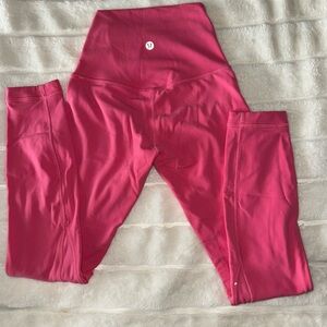 Lululemon pink size 0 leggings